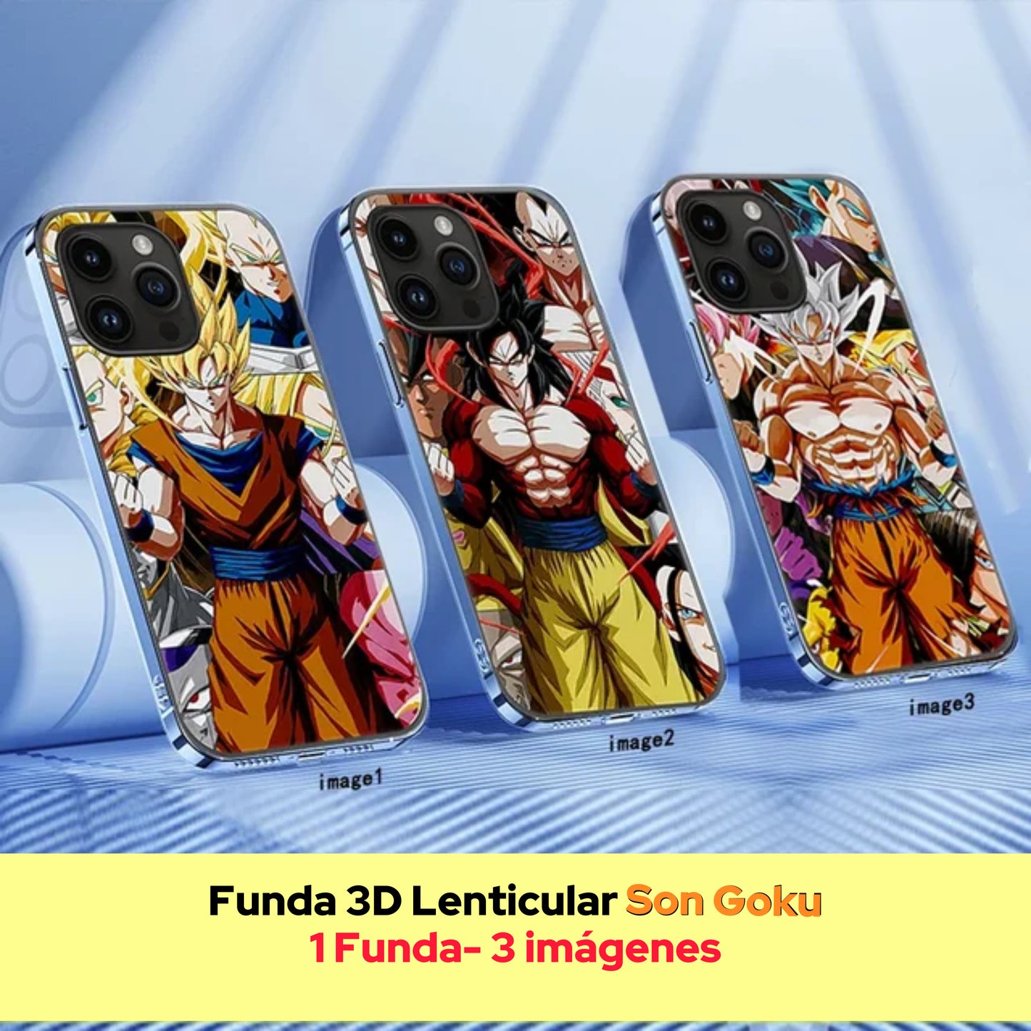 Dragón Ball - Funda Móvil Lenticular 3D