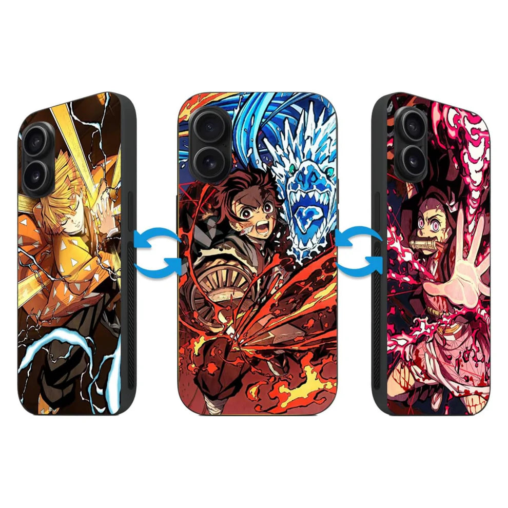 Demon Slayer - Funda Móvil Lenticular 3D